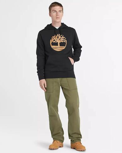 Ανδρική Μπλούζα με Κουκούλα Timberland - Kennebec River Tree Logo
