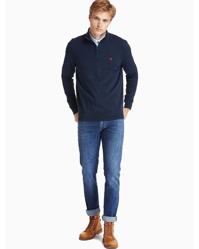 Timberland - Williams River Cotton Yd 1/4 Zip Sweater  