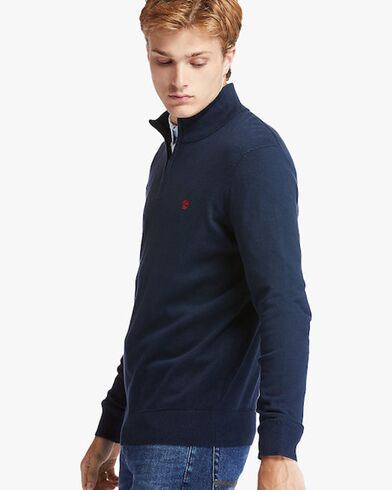 Timberland - Williams River Cotton Yd 1/4 Zip Sweater  