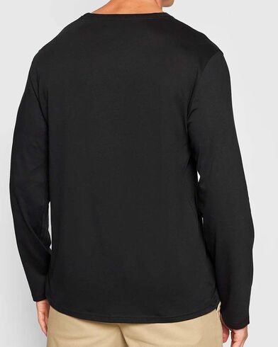 Men Blouse Polo Ralph Lauren L/S Crew-Sleep-Top 714844759001 RB079 polo black   