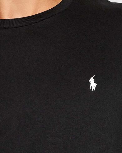 Men Blouse Polo Ralph Lauren L/S Crew-Sleep-Top 714844759001 RB079 polo black   