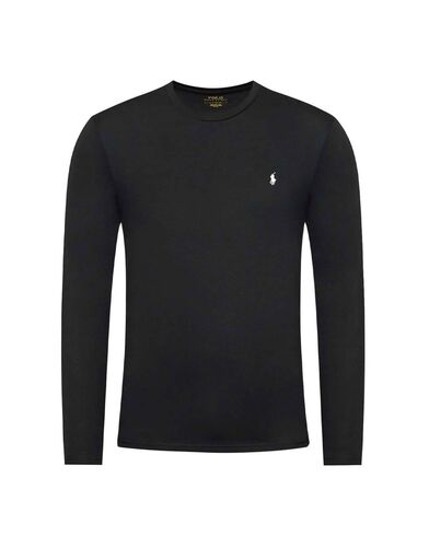 Men Blouse Polo Ralph Lauren L/S Crew-Sleep-Top 714844759001 RB079 polo black   