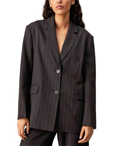 Calvin Klein - Soft Crepe Pinstripe Blazer  