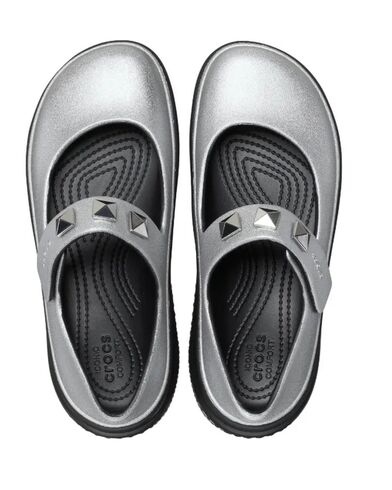 Γυναικείες Πλατφόρμες Crocs - Stomp Metallic Mary Jane