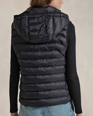 Women Jacket Polo Ralph Lauren Cldn Pk Vst-Insulated-Vest 211958935001 001 black