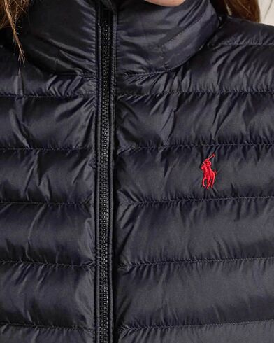Women Jacket Polo Ralph Lauren Cldn Pk Vst-Insulated-Vest 211958935001 001 black