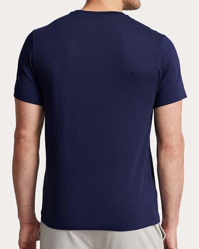 Men T-Shirt Polo Ralph Lauren S/S Crew-Sleep-Top 714844756002 410 navy   