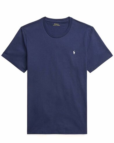 Men T-Shirt Polo Ralph Lauren S/S Crew-Sleep-Top 714844756002 410 navy   