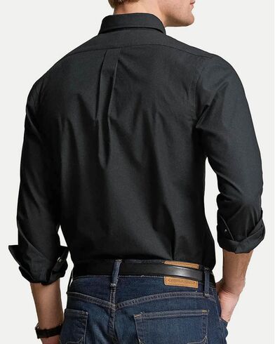 Men Shirt Polo Ralph Lauren Slbdppcs-Long Sleeve 710928254006 001 black   