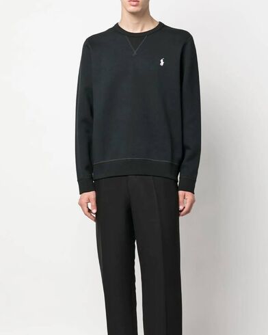 Men Sweatshirt Polo Ralph Lauren Lscnm6-Long Sleeve 710888284003 001 black 