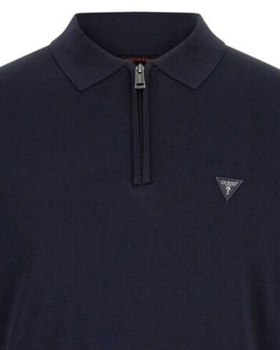 Ανδρική Κοντομάνικη Polo Μπλούζα Guess - Dane Tech