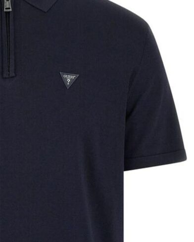 Ανδρική Κοντομάνικη Polo Μπλούζα Guess - Dane Tech