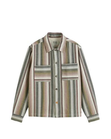 Ανδρικό Κοντομάνικο Πουκάμισο Scotch & Soda - Structured Stripe