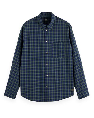 Ανδρικό Μακρυμάνικο Πουκάμισο Scotch & Soda - Relaxed Fit Lightweight Flannel Check