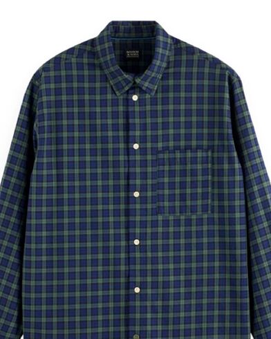 Ανδρικό Μακρυμάνικο Πουκάμισο Scotch & Soda - Relaxed Fit Lightweight Flannel Check