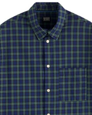 Ανδρικό Μακρυμάνικο Πουκάμισο Scotch & Soda - Relaxed Fit Lightweight Flannel Check