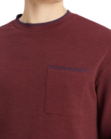 Ανδρική Μακρυμάνικη Μπλούζα Scotch & Soda - Relaxed Fit Blanket Stitch Slub