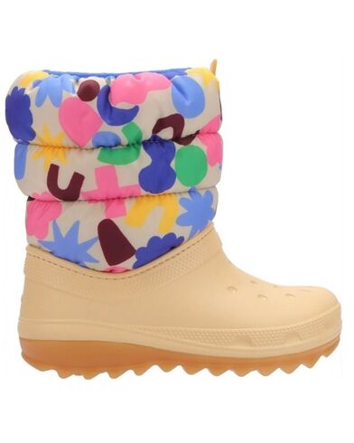 Παιδικές Μπότες Crocs - Classic NeoPuff GeoShapes