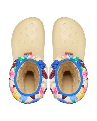 Παιδικές Μπότες Crocs - Classic NeoPuff GeoShapes