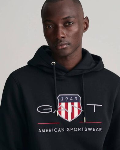 Ανδρική  Μπλούζα Φούτερ με Κουκούλα Gant - 7082