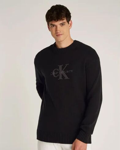 Ανδρική Μπλούζα Πουλόβερ Calvin Klein - Chenille Monologo