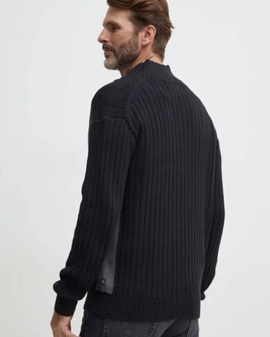 Ανδρική Μπλούζα Πουλόβερ Calvin Klein - Linear Half Zip