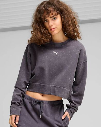 Puma - Dare To Gym2K Relaxed Washed Crew Tr  
