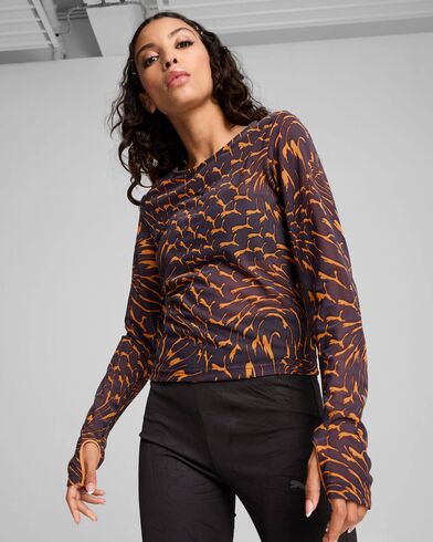 Γυναικεία Μακρυμάνικη Μπλούζα Puma - Dare To Aop Mesh