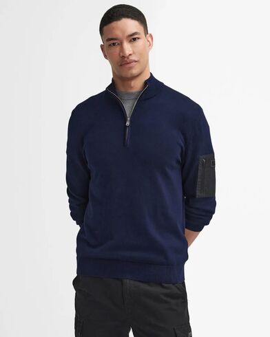 Barbour - B.Intl Blades Cotton Half Zip Jumper 