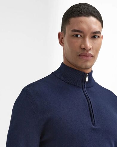 Barbour - B.Intl Blades Cotton Half Zip Jumper 