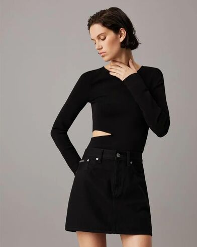Calvin Klein - Cut Out Detail Ls Sweater Top    