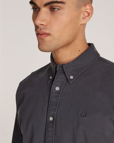 Ανδρικό Μακρυμάνικο Πουκάμισο Calvin Klein - Garment Dye