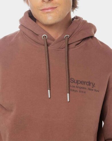 Ανδρική Μπλούζα με Κουκούλα Superdry - D1 Sdcd Core Logo City Loose