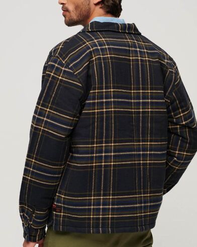 Ανδρικό Μακρυμάνικο Πουκάμισο Superdry - D3 Ovin Surplus Check Quilt