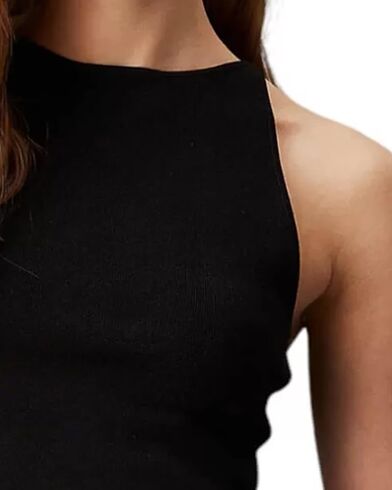 Calvin Klein - Asymmetrical Sweater Tank Top   