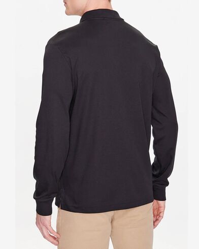 Men Polo Polo Ralph Lauren Lskccmslm6-Long Sleeve 710671785002 001 black   