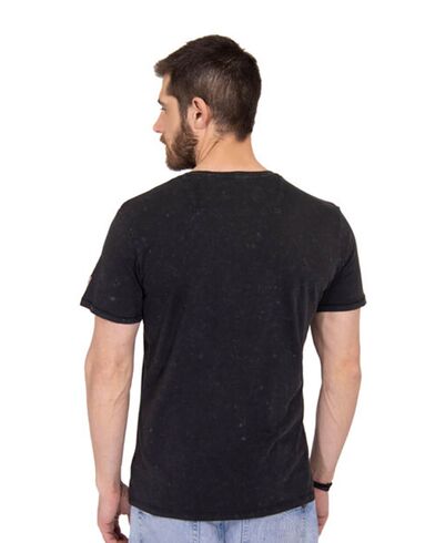 Ανδρική Κοντομάνικη Μπλούζα Guess - Ss Cn Dyed Embro