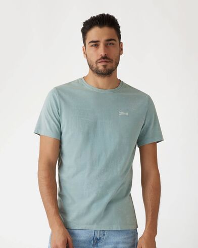 Ανδρική Κοντομάνικη Μπλούζα Guess - Ss Cn Lasered Aop