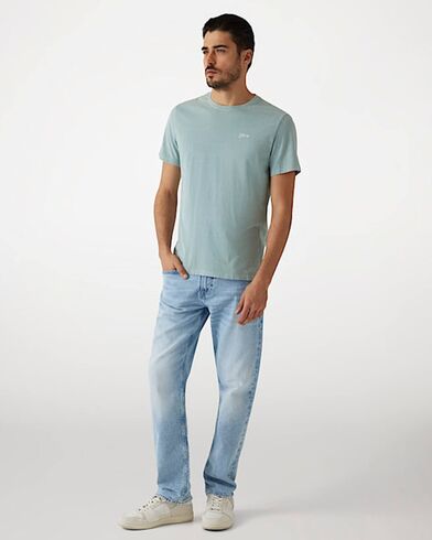 Ανδρική Κοντομάνικη Μπλούζα Guess - Ss Cn Lasered Aop