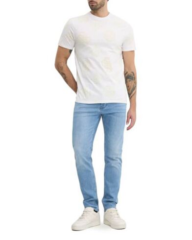 Ανδρική Κοντομάνικη Μπλούζα Guess - Ss Bsc Guess Peony Print