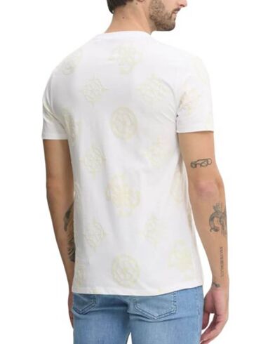 Ανδρική Κοντομάνικη Μπλούζα Guess - Ss Bsc Guess Peony Print