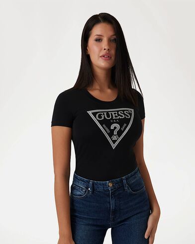 Guess - Ss Cn Shiny Triangle Tee    