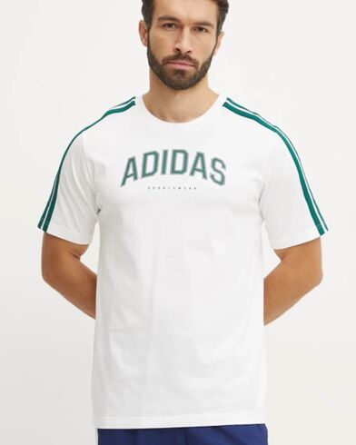 Ανδρική Κοντομάνικη Μπλούζα Adidas - M C Colleg