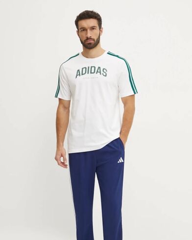 Ανδρική Κοντομάνικη Μπλούζα Adidas - M C Colleg
