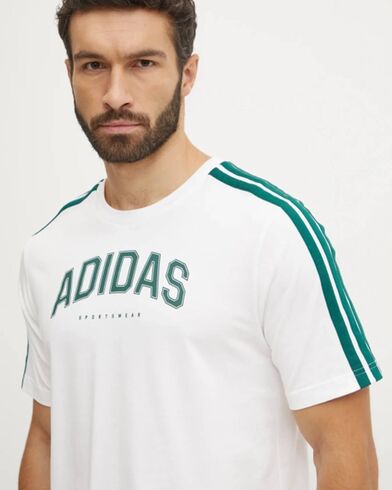 Ανδρική Κοντομάνικη Μπλούζα Adidas - M C Colleg