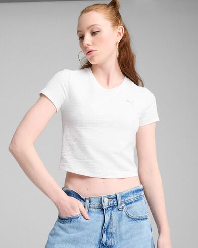 Γυναικεία Κοντομάνικη Μπλούζα Puma - Dare To Textured Baby