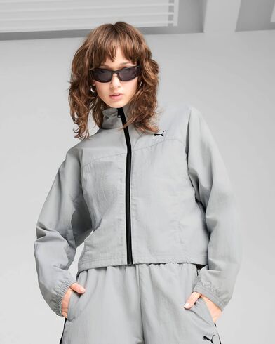 Puma - Dare To Oversized Zip-Off Woven Jacket   