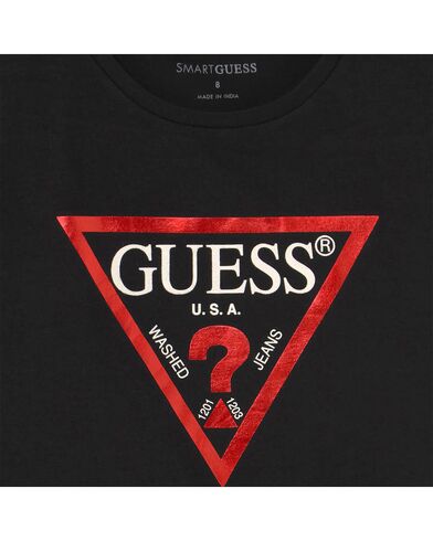 Παιδική Κοντομάνικη Μπλούζα Guess - Cropped
