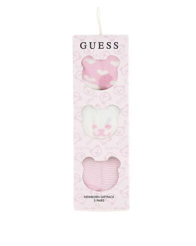 Παιδικές Κάλτσες Guess - Set 3Pcs Socks Pair - Stretch Cotton Blend Yarn