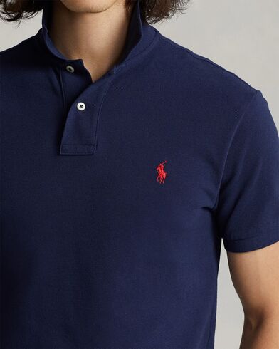 Ανδρική Κοντομάνικη Polo Μπλούζα Polo Ralph Lauren - Sskccmslm1-Short Sleeve-Knit 710782592008 400